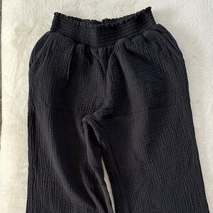 Evereve Black Wide Leg Pants